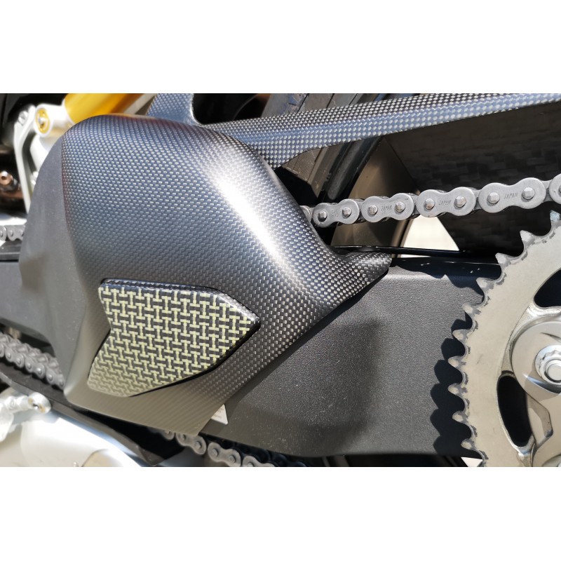 Cnc Racing Carbon Fiber Kevlar Swingarm Cover For Ducati Panigale V4